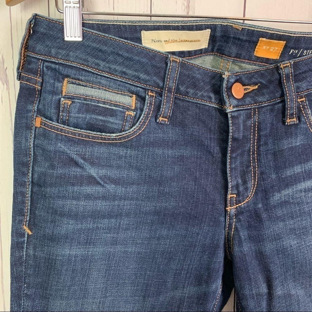 Pilcro | denim cuffed cropped denim